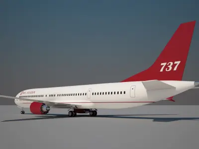 BOC Aviation Boeing 737 max 10 3D model