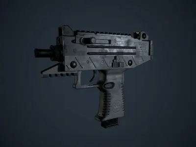 UZI Pro Free low-poly 3D model