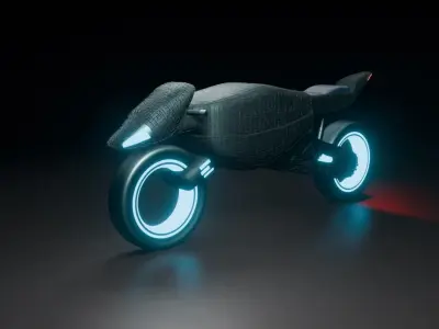 Cyberpunk Bike 3D model