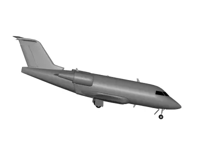 Bombardier Challenger 600 series 3D model