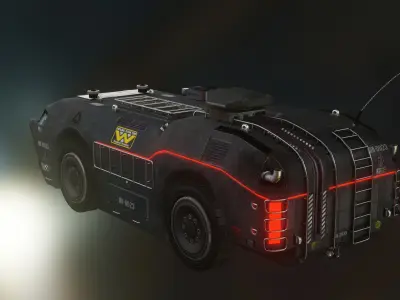 APC M757 city version Low-poly 3D model