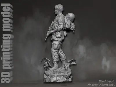 Platoon Sergeant Elias 3D print model