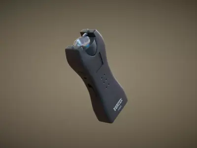 Stun Gun with Flashlight 3D model