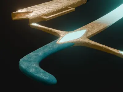 Fantasy Kilij Low-poly 3D model