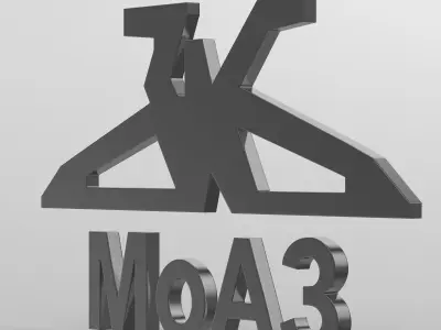 moaz logo 3D model