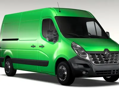 Renault Master L2H2 Van 2017 3D model
