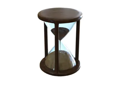Hour Glass Low-poly 3D model