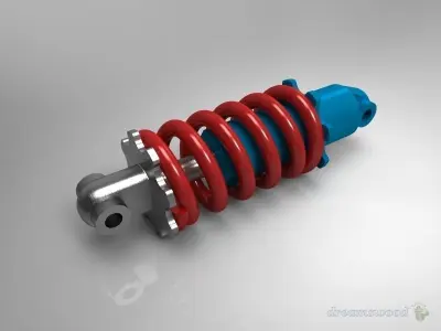 Rear Shock Free 3D model
