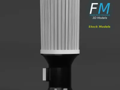 Barber neck duster 3D model