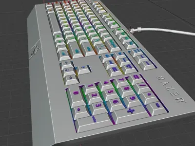 Razer Keyboard 3D model