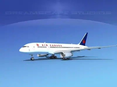 Boeing 787-8 Air Canada 3D model