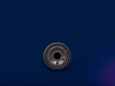 Used Oil Filter  Low-poly 3D model