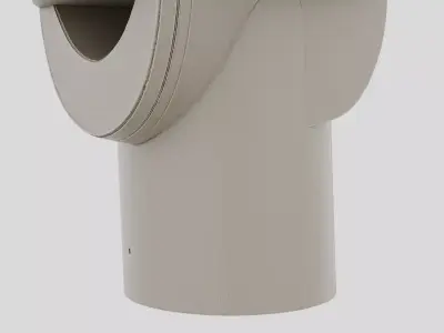 Industrial Factory Pipe Support Saddle for 3D print 3D model