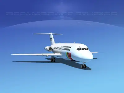 Douglas DC-9-15 SAS 3D model