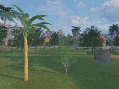 Traditional Village Layout 3D model