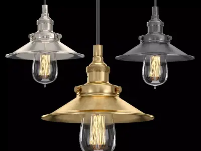 FACTORY FILAMENT METAL SINGLE PENDANT 3D model