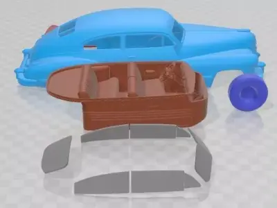 Cadillac 62 Sedanette 1947 Printable Car 3D print model
