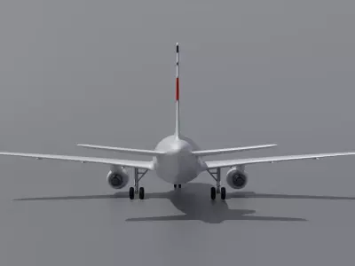  Airbus A320 Air France 3D model