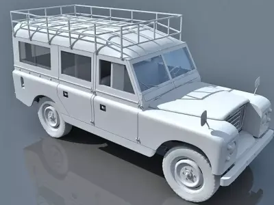 Old Landrover 3D model