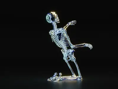 skeleton Free low-poly 3D model purchase