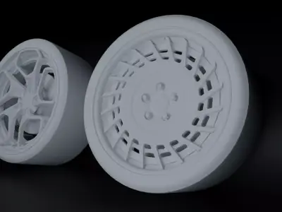 wheel car 3D model