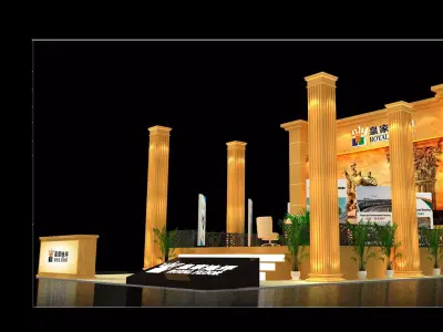 Exhibition - Area - 9X6-3DMAX2009-069 3D model