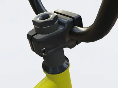 Flatland BMX diamond frame 3D model