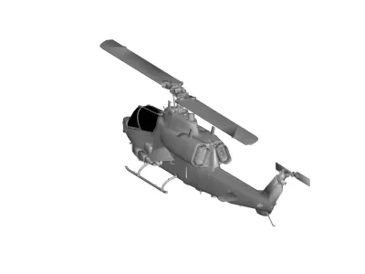 Bell AH-1 SuperCobra 3D model purchase