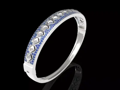 Art Deco Bracelet 02 3D print model