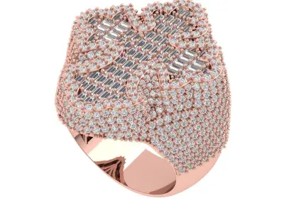 Cross Ring 3D print model