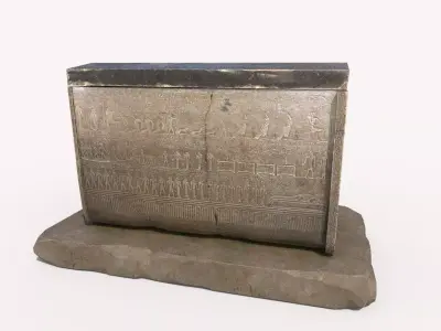 Egyptic Sarcophagus 3D model purchase