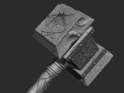 Zbrush Hummer HighPoly 3D model