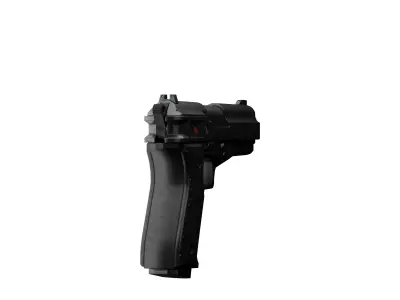 Gun Pistol 3D model purchase