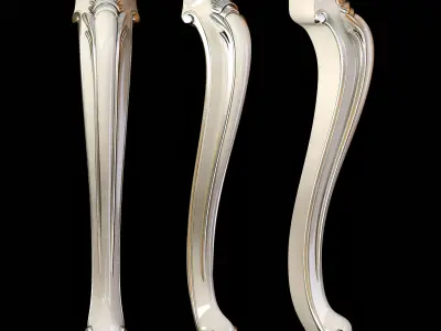 Classic leg 024 3D model