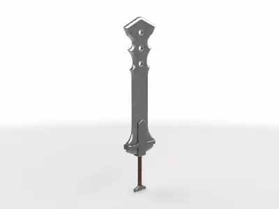 dragon sword 3D model