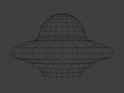 UFO - Low Poly Low-poly 3D model
