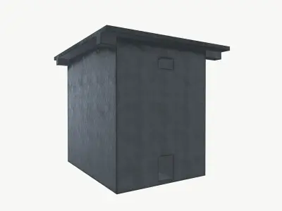 Concrete Room 3D model