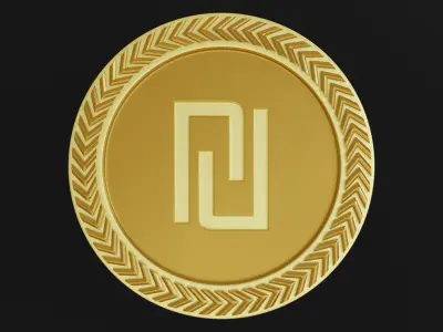 new sheqel coin Free 3D print model