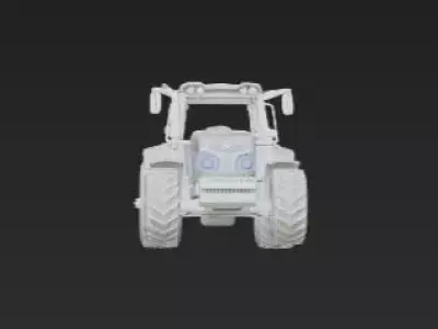 3D Tractor Farm Transport Model 3D print model