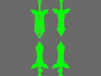 Arthurian Knights Electro Great Sword 3D print model