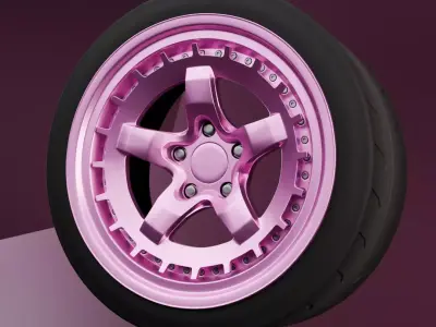 CAR WHEEL ROTIFORM WGR-M 3D model