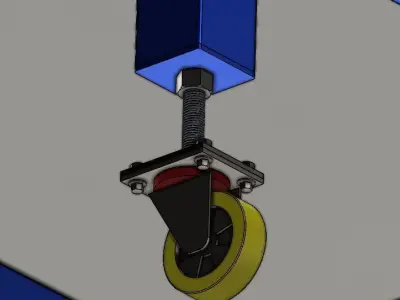 Professional Welding Table    Technical Drawings for Fabrication 3D model