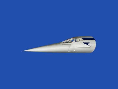 Aircraft Concorde 3D print model
