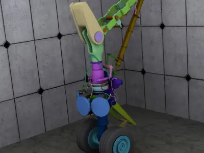 Landing Gear Detailed 3D model