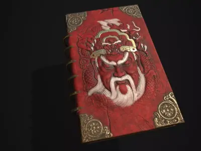 Emperor Book Low-poly 3D model