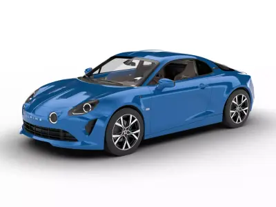 Alpine A110 GT 2022 3d model 3D model