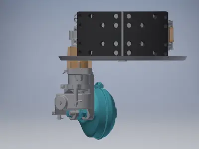 Heavy Truck Brake Systems 3D model