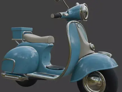 Scooter 3D Model 3D model shop