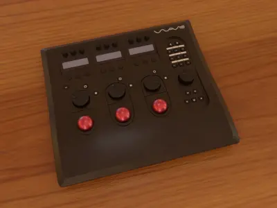 DI Color Grading Machine - Tangent Wave Panel  Low-poly 3D model