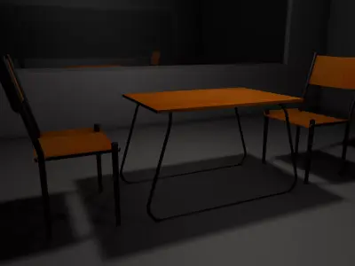 Interrogation Room 3D model purchase